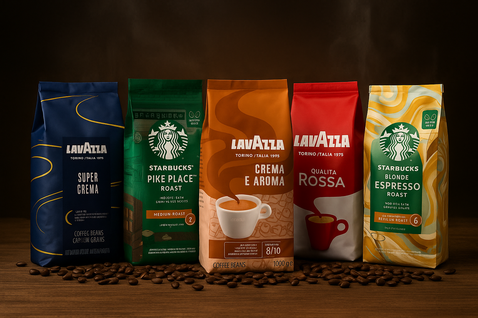 აღმოაჩინე პრემიუმ ხარისხის LAVAZZA & STARBUCKS-ის მარცვლოვანი ყავები საუკეთესო ფასად ოფისმარტში