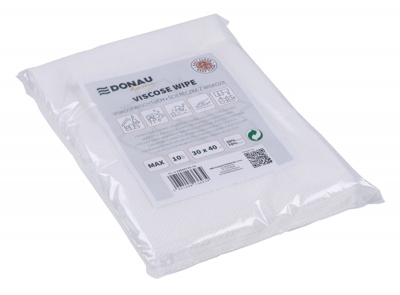 უნივერსალური ტილო DONAU 30x40სმ (10 ცალიანი შეფუთვა) თეთრი