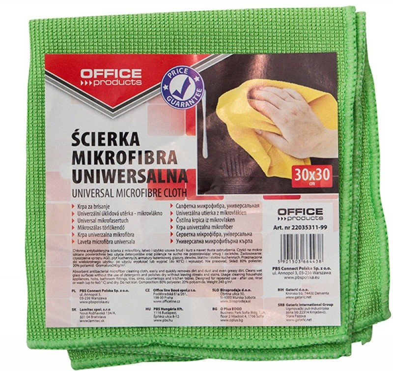 MICROFIBER UNIVERSAL OFFICE PRODUCTS 30 X 30 CM CLOTHS