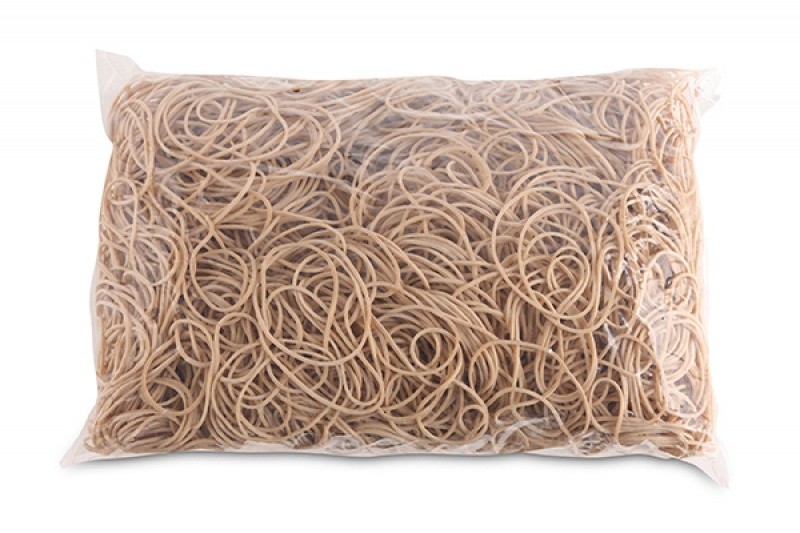 RUBBER BANDS OFFICE PRODUCTS, DIAMETER 50MM, 1,5X1,5MM, 1000G, NATURAL