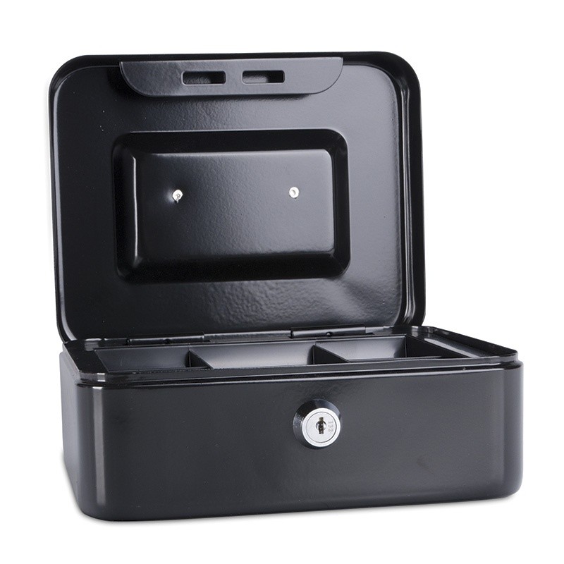 ქეშ ბოქსი DONAU შავი 8" 200X160X90MM