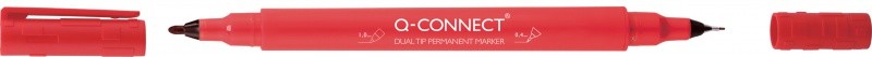 მარკერი ორმხრივი Q-CONNECT,CD/DVD წითელი