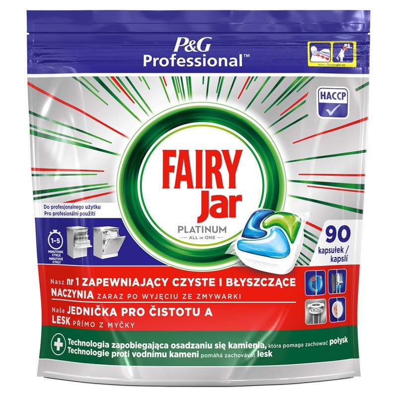 სარეცხი მანქანის ტაბლეტები 90 ცალი FAIRY Professional / ფეირი პროფესიონალი PLATINUM  *ევროპული*