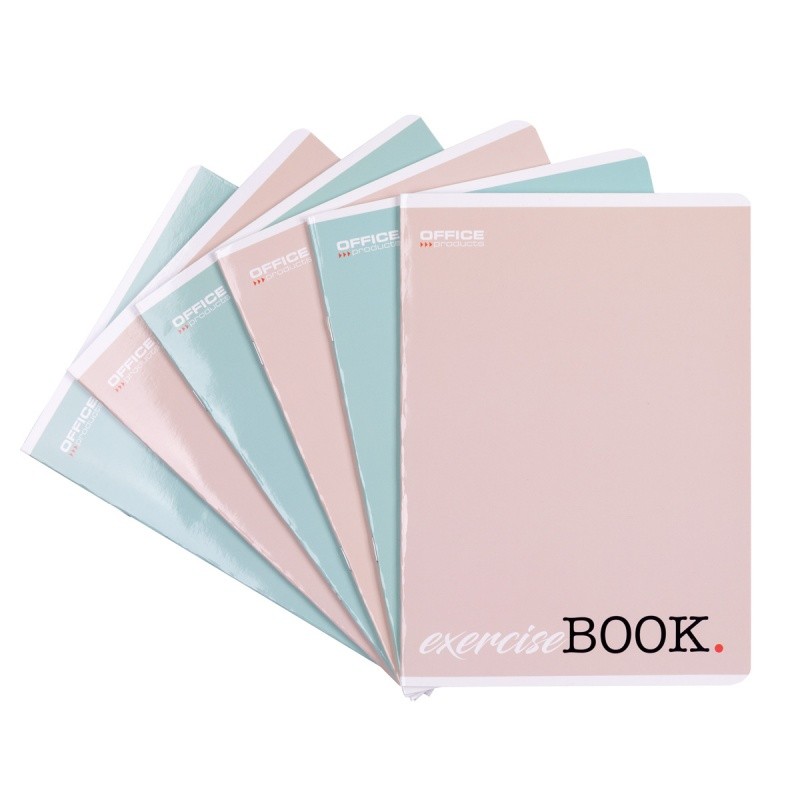 EXERCISE BOOK, OFFICE PRODUCTS, A5, 32 SHEETS, SQUARED, 60 GSM, MIX