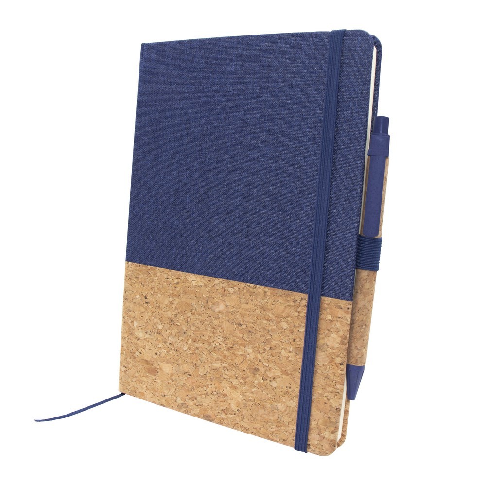 Cork notebook A5 with ball pen