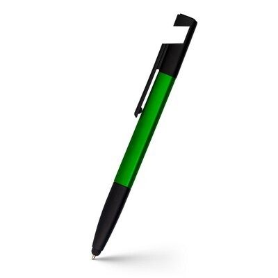 კალამი ბურთულიანი "ECOLOR" V1849 Tonu, სენსორული, სახაზავით, ტელეფონის დამჭერით, მწვანე