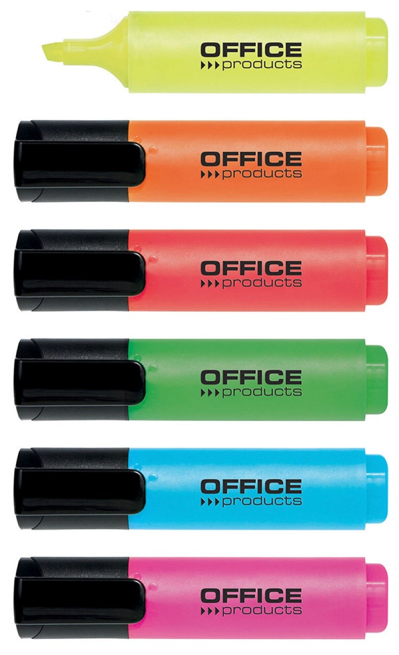 ტექსტმარკერების კომპლექტი 6 ფერით OFFICE PRODUCTS PREMIUM WALLET