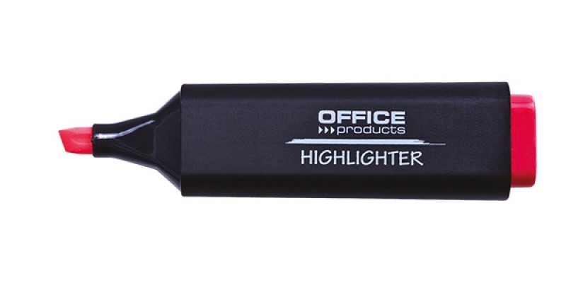 ტექსტმარკერი წითელი OFFICE PRODUCTS CLASSIC