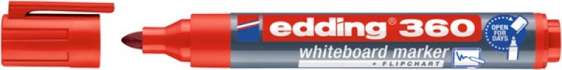 დაფის მარკერი შლადი / ბორდ მარკერი EDDING წითელი 1.5-3მმ (მრგვალი თავით)