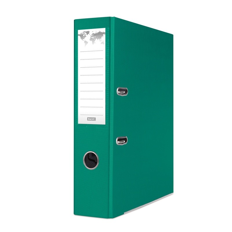 LEVER ARCH FILE BASIC-S PP 7,5CM GREEN