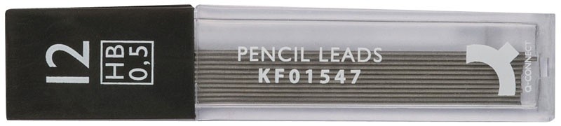 BLACK-LEAD MICROGRAPH 0,5MM HB 6CM X 12PCS