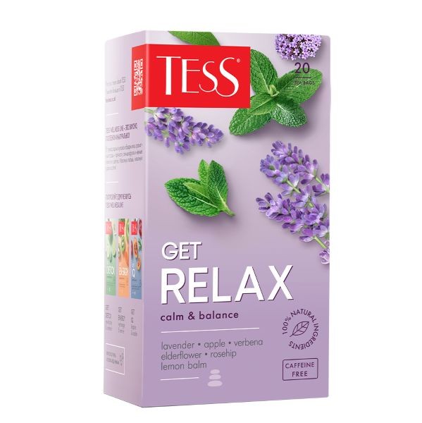Tess - მწვანე ჩაი სარელაქსაციო 1,5გრ*20