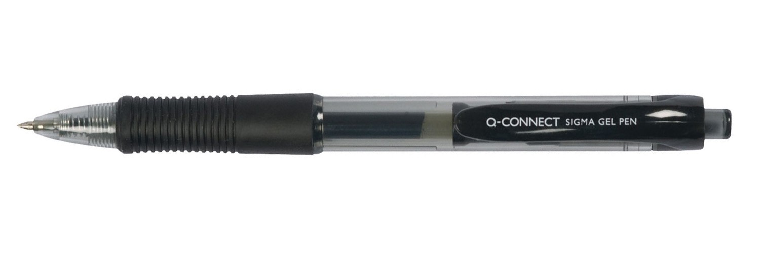 MECHANICAL GEL PEN Q-CONNECT, WRITING LINE 0,5MM, DIA 0,7MM  BLACK