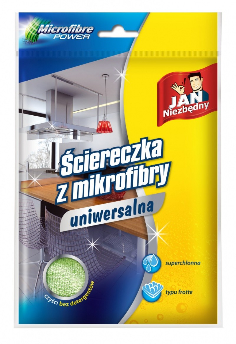 MICROFIBER CLOTH JAN NIEZBEDNY, UNIVERSAL, 1PCS