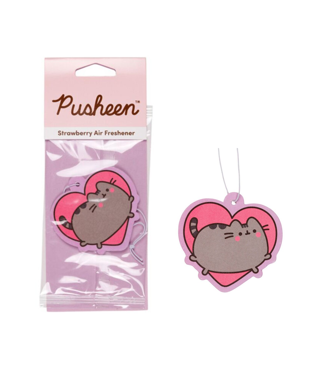 მარწყვის არომატის Pusheen the Cat Heart ჰაერის არომატიზატორი