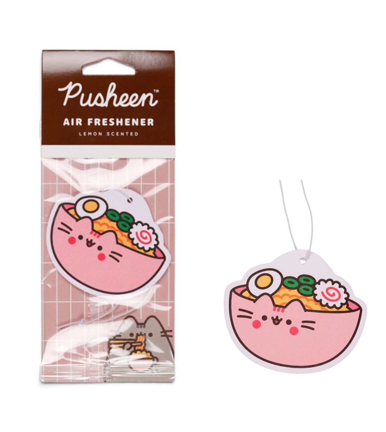 ლიმონის არომატის Pusheen the Cat Bento Club ჰაერის არომატიზატორი