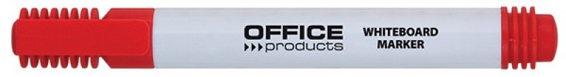 WHITEBOARD MARKER, OFFICE PRODUCTS, ROUND TIP 1-3 MM, RED