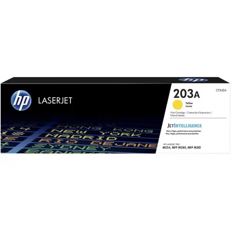 კარტრიჯი 203A HP Toner Cartridge, Yellow CF542A
